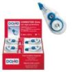 Dohe Expositor de 24 Cintas Correctoras - Aplicacion Limpia y Precisa - Rapida Cobertura - Cuerpo de Plastico Transparente - Tapa Protectora