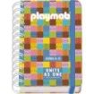 Dohe Playmobil Unite As One Agenda Escolar 25/26 Espiral Wire?o A6 - Dia Pagina - Papel 80g/m2 - 4 Hojas de Pegatinas - Cubierta de Carton Plastificado - Cierre con Goma Elastica