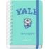 Dohe Yale Dog Agenda Escolar 25/26 Espiral Wire?o A6 - Dia Pagina - Papel 80g/m2 - 4 Hojas de Pegatinas - Cubierta de Carton Plastificado - Cierre con Goma Elastica