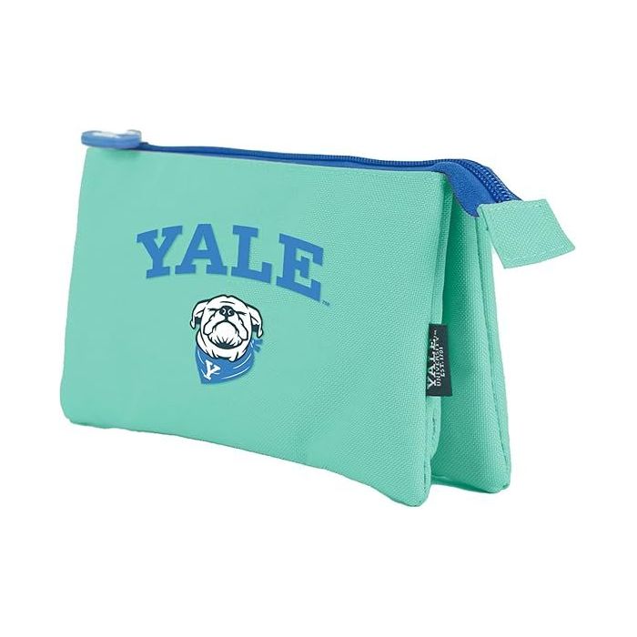 Dohe Yale Dog Portatodo Triple - Cierre Doble con Cremallera y Tirador de Goma