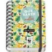Dohe WWF Tropic Agenda Escolar 25/26 Espiral Wire?o A6 - Dia Pagina - Papel 80g/m2 - 4 Hojas de Pegatinas - Cubierta de Carton Plastificado - Cierre con Goma Elastica