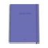 Dohe Colour Vives Cuaderno Espiral A4 100 Hojas Microperforadas Cuadricula 5mm - Tapa Dura Carton Forrado - Cierre de Goma - Bandas de Color - Color Morado