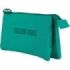 Dohe Colour Vibes Portatodo Triple - Cierre Doble con Cremallera y Tirador de Goma - Color Verde