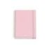 Dohe Serenity Cuaderno Espiral A5 100 Hojas Cuadricula 5mm - Tapa Dura Impresa a todo Color y Plastificada en Brillo - Bandas de Color - Cierre de Goma - Color Rosa