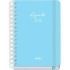 Dohe Serenity Agenda Escolar 25/26 Espiral Wire?o A5 - Semana Vista - Papel 80g/m2 - 4 Hojas de Pegatinas - Cubierta de Carton Plastificado - Cierre con Goma Elastica - Color Azul