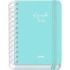 Dohe Serenity Agenda Escolar 25/26 Espiral Wire?o A6 - Dia Pagina - Papel 80g/m2 - 4 Hojas de Pegatinas - Cubierta de Carton Plastificado - Cierre con Goma Elastica - Color Verde