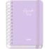 Dohe Serenity Agenda Escolar 25/26 Espiral Wire?o A6 - Dia Pagina - Papel 80g/m2 - 4 Hojas de Pegatinas - Cubierta de Carton Plastificado - Cierre con Goma Elastica - Color Morado
