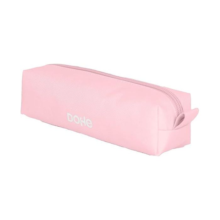Dohe Serenity Portatodo Cuadrado - Cierre con Cremallera y Tirador de Goma - Color Rosa