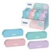 Dohe Serenity Expositor con 8 Portatodos Simples de Silicona - Cierre con Cremallera y Tirador de Goma - Colores Surtidos