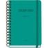 Dohe Colour Vibes Agenda Escolar 25/26 Espiral Wire?o A5 - Semana Vista - Papel 80g/m2 - 4 Hojas de Pegatinas - Cubierta de Carton Plastificado - Cierre con Goma Elastica - Color Verde