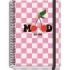 Dohe Cherry Agenda Escolar 25/26 Espiral A5 - Dia Pagina - Papel 70g/m2 - 4 Hojas de Pegatinas - Cubierta de Carton Plastificado - Cierre con Goma Elastica