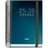 Dohe Boreal Agenda Escolar 25/26 Espiral A6 - Dia Pagina - Papel 70g/m2 - 4 Hojas de Pegatinas - Cubierta de Carton Plastificado - Cierre con Goma Elastica