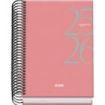 Dohe System Agenda Escolar 25/26 Espiral A6 - Dia Pagina - Papel 70g/m2 - Cubierta de Carton Plastificado - Color Rosa