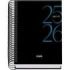 Dohe System Agenda Escolar 25/26 Espiral A6 - Dia Pagina - Papel 70g/m2 - Cubierta de Carton Plastificado - Color Negro