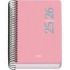 Dohe Esencial Agenda Escolar 25/26 Espiral A6 - Dia Pagina - Papel 70g/m2 - Cubierta en Polipropileno - Color Rosa