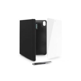 Urban Factory Greenee Pack Funda, Lapiz y Cristal Templado para Ipad - 10ª Generacion - 10.9" - Ecologico - Color Negro