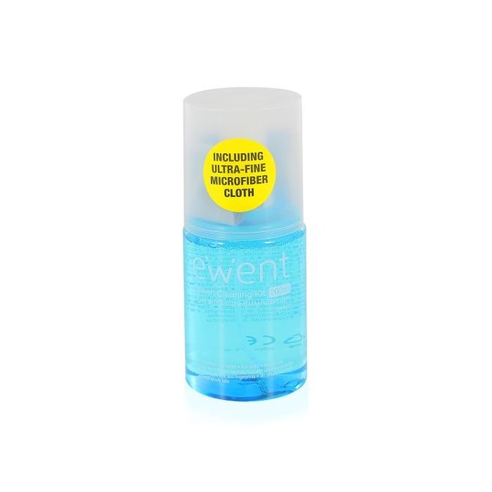 Ewent Set de Limpieza Universal Spray 200ml + Paño 20x20cm
