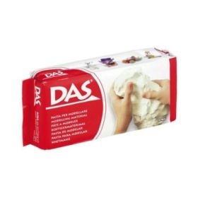 Das Pasta para Modelar 500gr - Facil de Trabajar - Seca al Aire - Color Blanco