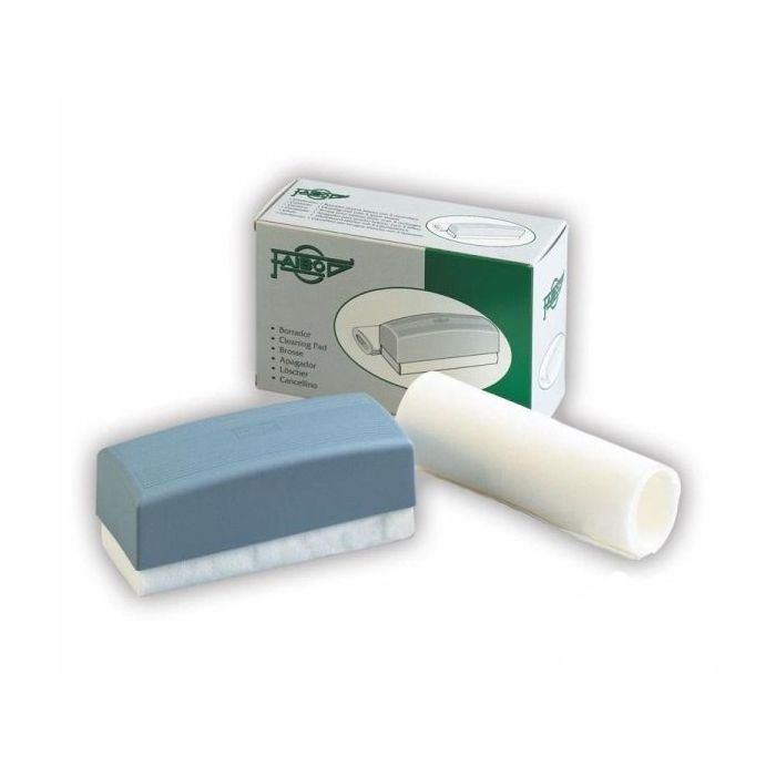 Faibo Borrador para Pizarra Blanca - Con 5 Hojas Intercambiables - Con Empuñadura de Plastico
