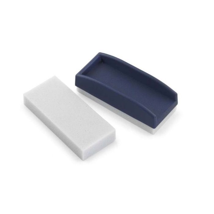 Faibo Borrador para Pizarra de Tiza - Base de Espuma Especial - Reversible y Lavable - Con Empuñadura de Plastico