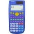 Casio FX-55 Plus Calculadora Cientifica Pantalla LCD 12 Digitos - 240 Funciones - Funcion de Potencia (Cuadrado), Calculo Exponencial etc... - Tapa Protectora - Color Azul