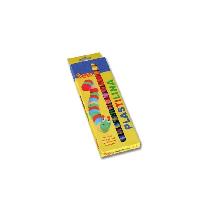 Jovi Pack con 15 Barras de Plastilina 15gr - Muy Moldeable - No se Seca - Colores Surtidos