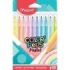 Maped Color´Peps Pastel Pack de 10 Rotuladores con Punta Media Bloqueada 2.8mm - Tinta Lavable - Colores Pastel Surtidos