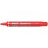 Pentel Pen N50 Rotulador Permanente - Punta de 4.3mm - Resistente a Agua y Luz - Color Rojo