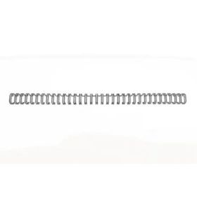 GBC Wirebind Pack de 100 Espirales para Encuadernacion de Alambre 11mm A4 - Para 34 Orificios - Hasta 100 hojas - Profesional Duradero Flexible - Color Negro