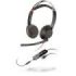 Plantronics/Poly Blackwire C5220 USB-C Auriculares con Microfono - Cancelacion de Ruido - Diadema Metalica Acolchada - Almohadillas de Piel Sintetica - Controles en Cable