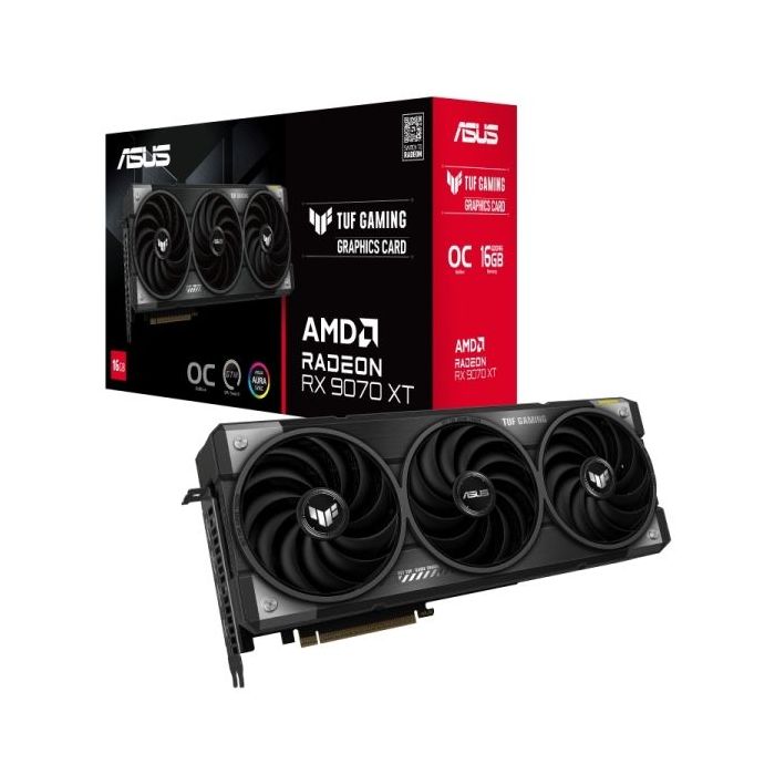 Asus TUF Gaming Radeon RX 9070 XT OC Tarjeta Gráfica 16GB GDDR6