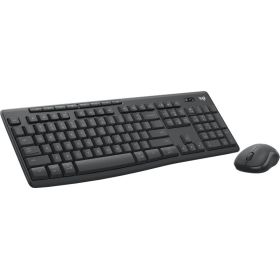 Logitech MK370 Pack Inalambrico USB Teclado Multimedia + Raton 1000dpi 3 Botones - Uso Ambidiestro - Color Negro