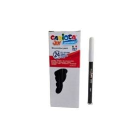 Carioca Joy Rotulador Monocolor - Cuerpo Redondo - Tinta Superlavable - Punta Fina 2.8mm Bloqueada - Tapa Ventilada - Color Negro