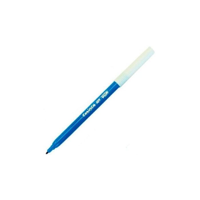 Carioca Joy Rotulador Monocolor - Cuerpo Redondo - Tinta Superlavable - Punta Fina 2.8mm Bloqueada - Tapa Ventilada - Color Azul
