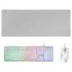 Mars Gaming Pack 3 en 1 de Teclado Tecnologia Hibrida H-Mech, Antighosting USB RGB + Raton 10000dpi USB RGB + Alfombrilla 800x300x4mm