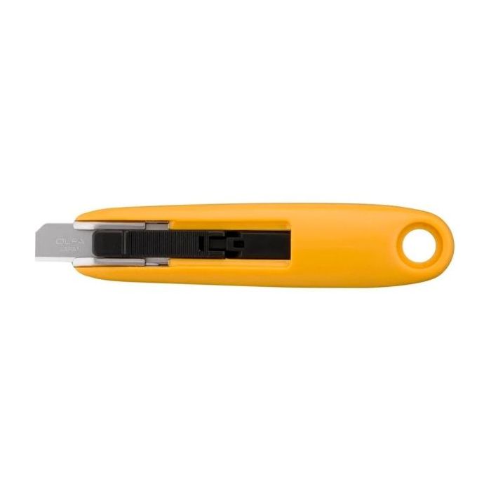 Olfa SK-7 Cuchilla de Seguridad Autoretractil - Canal de Acero Inoxidable - Maxima Seguridad - Uso Ambidiestro