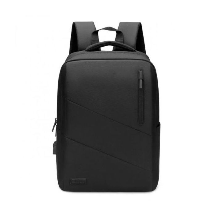 Subblim Mochila para Portátil City Backpack 15,6" - Compartimento acolchado - Resistente al agua - Puerto USB - Color Negro