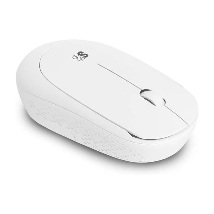 Subblim Ratón inalámbrico Business Plus Silencioso - 1200 DPI - Silencioso, Preciso, Ambidiestro, Ahorro de energía - Color Blanco