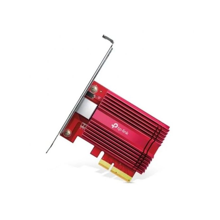 TP-Link TX401 Adaptador de red PCIe 3.0 - Conexion en Red de 10GB - Incluye Cable Ethernet CAT6A de 1.50m