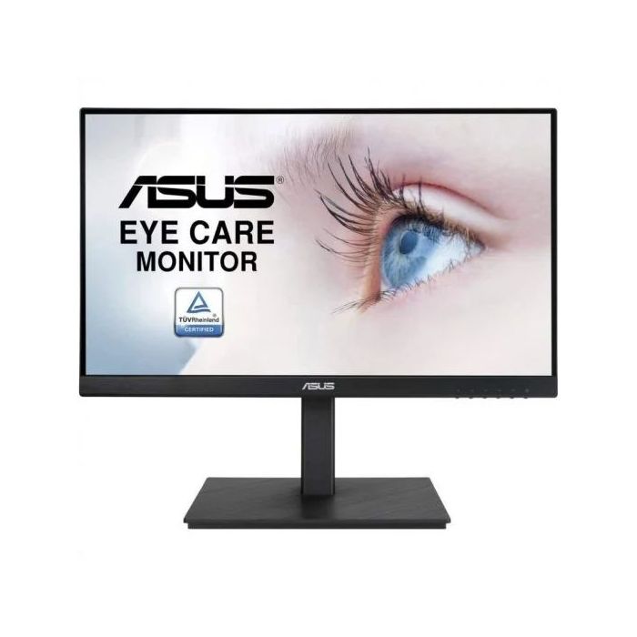 Asus Monitor 21.5" LED IPS FullHD 1080p 75Hz FreeSync - Respuesta 5ms - Altavoces Incorporados - Ajustable en Altura, Giratorio e Inclinable - Angulo de Vision 178° - 16:9 - USB, HDMI, VGA, DisplayPort - VESA 100x100mm