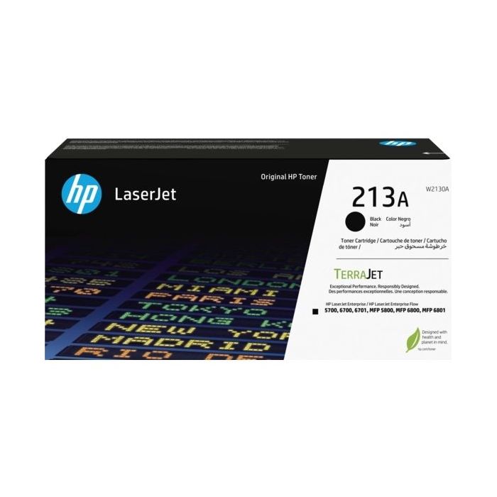 HP W2130A Negro Cartucho de Toner Original - 213A