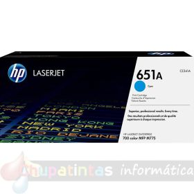 HP CE341A Cian Cartucho de Tóner Original - 651A