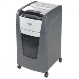 Rexel Optimum AutoFeed 225X Destructora Automatica Corte en Particulas P-4 - Autoalimentacion 225 Hojas, Manual 10 Hojas - Anti Atasco - Papelera de 60L - Color Gris/Plata