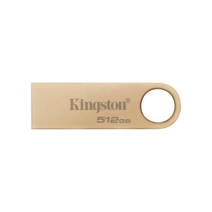 Kingston DataTraveler SE9 G3 Memoria USB-A 3.2 Gen 1 512GB - 220 MB/s en Lectura - Diseño Metalico - Color Oro (Pendrive)