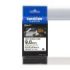 Brother HSe221E Cinta Tubo Termorretractil Original de Etiquetas para Cables - Texto negro sobre fondo blanco - Ancho 9mm x 1.5 metros - Cable recomendado Ø 1.6mm a 5.4mm