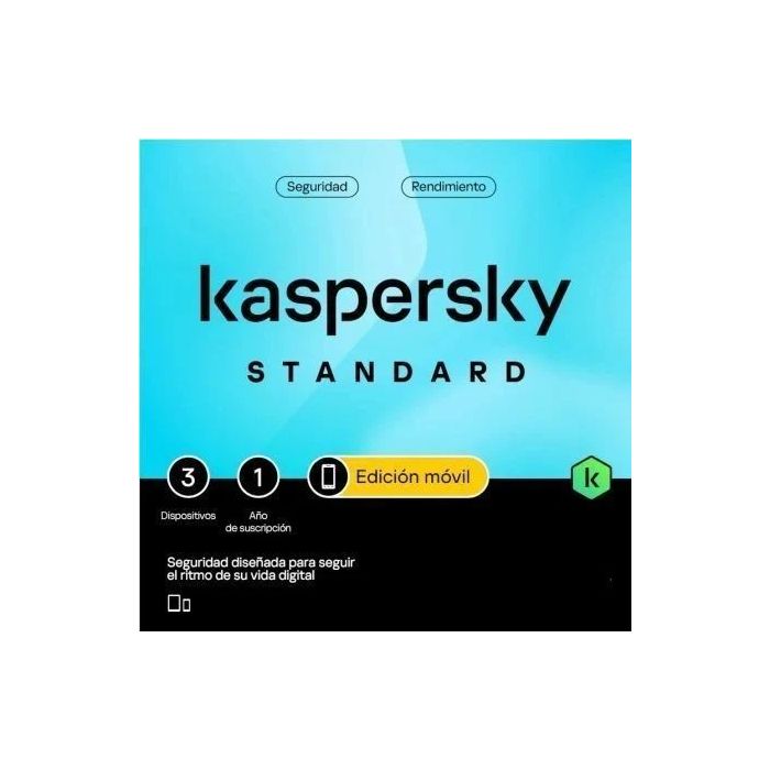 Kaspersky Standard Mobile Antivirus - 3 Dispositivos - Servicio 1 Año