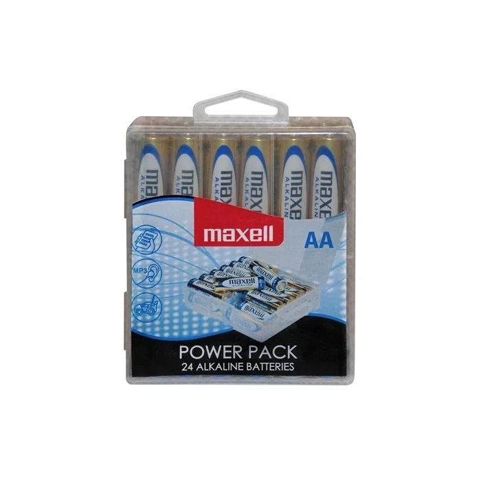 Maxell Pack de 24 Pilas Alcalinas LR06 AA 1.5V