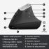 Logitech MX Vertical Ratón Ergonómico Avanzado 4000dpi - Angulo Vertical de 57º - 4 Botones Programables-4