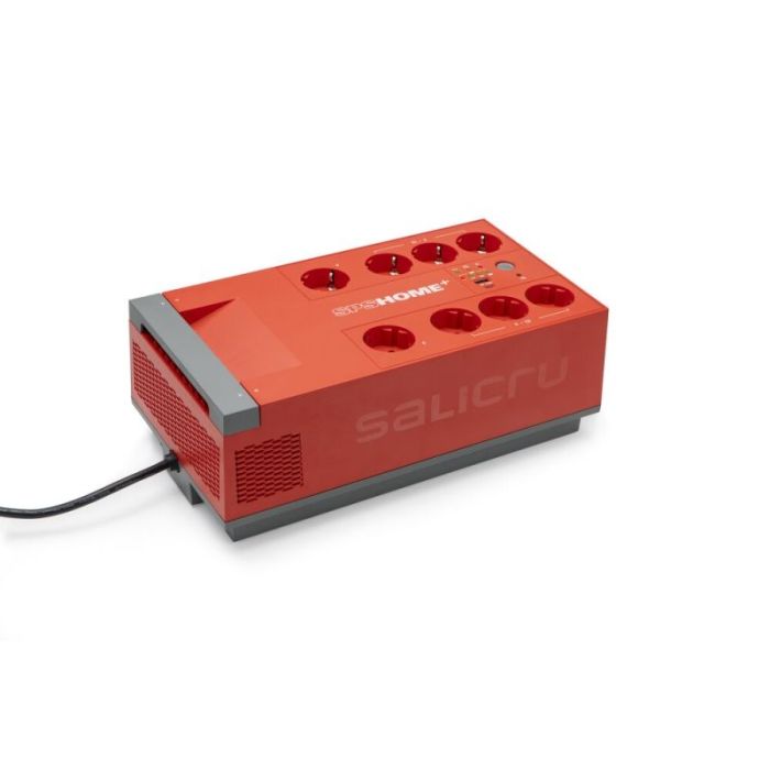 Salicru SPS 850 HOME+ Sistema de Alimentacion Ininterrumpida - SAI/UPS - 850 VA - Off-line Multibase - Color Rojo