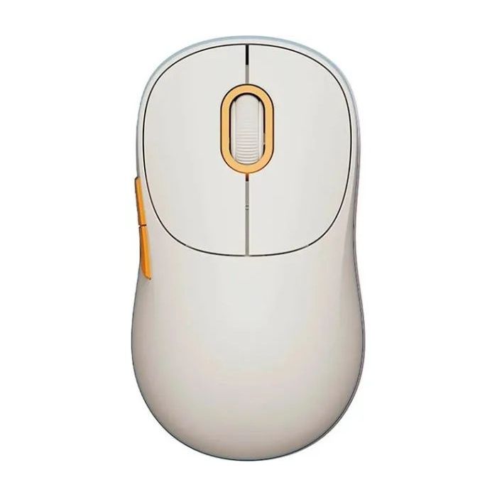 Xiaomi Wireless Mouse 3 Raton Inalambrico con Adaptador de 2.4GHz y Bluetooth 1200dpi - 5 Botones - Uso Diestro - Color Blanco
